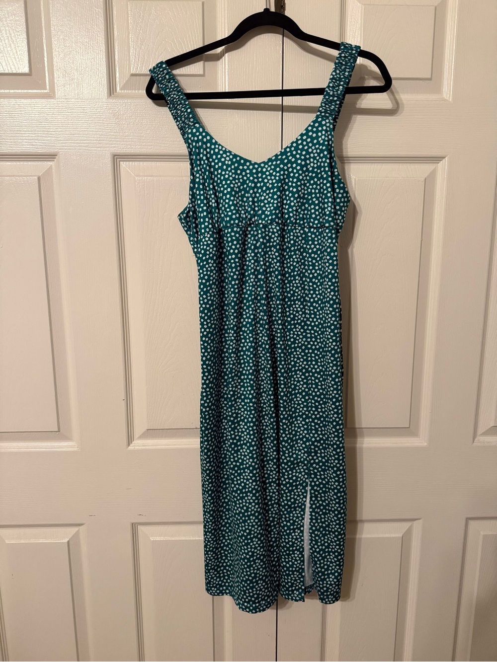 Maternity Green Sleeveless Dress